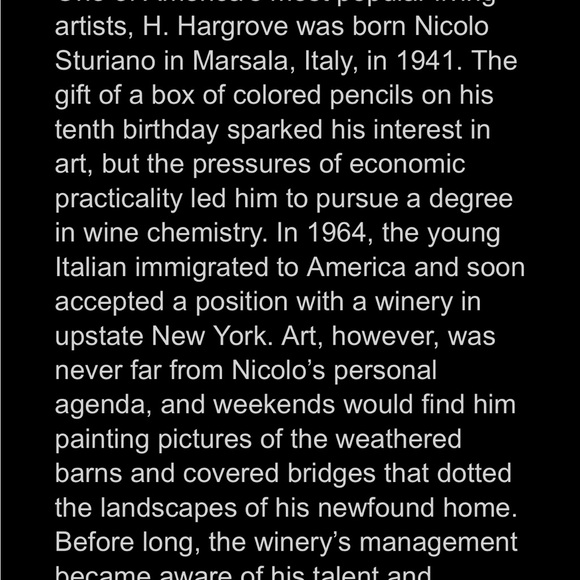 H. Hargrove Original Oil on Canvas - Picture 10 of 10